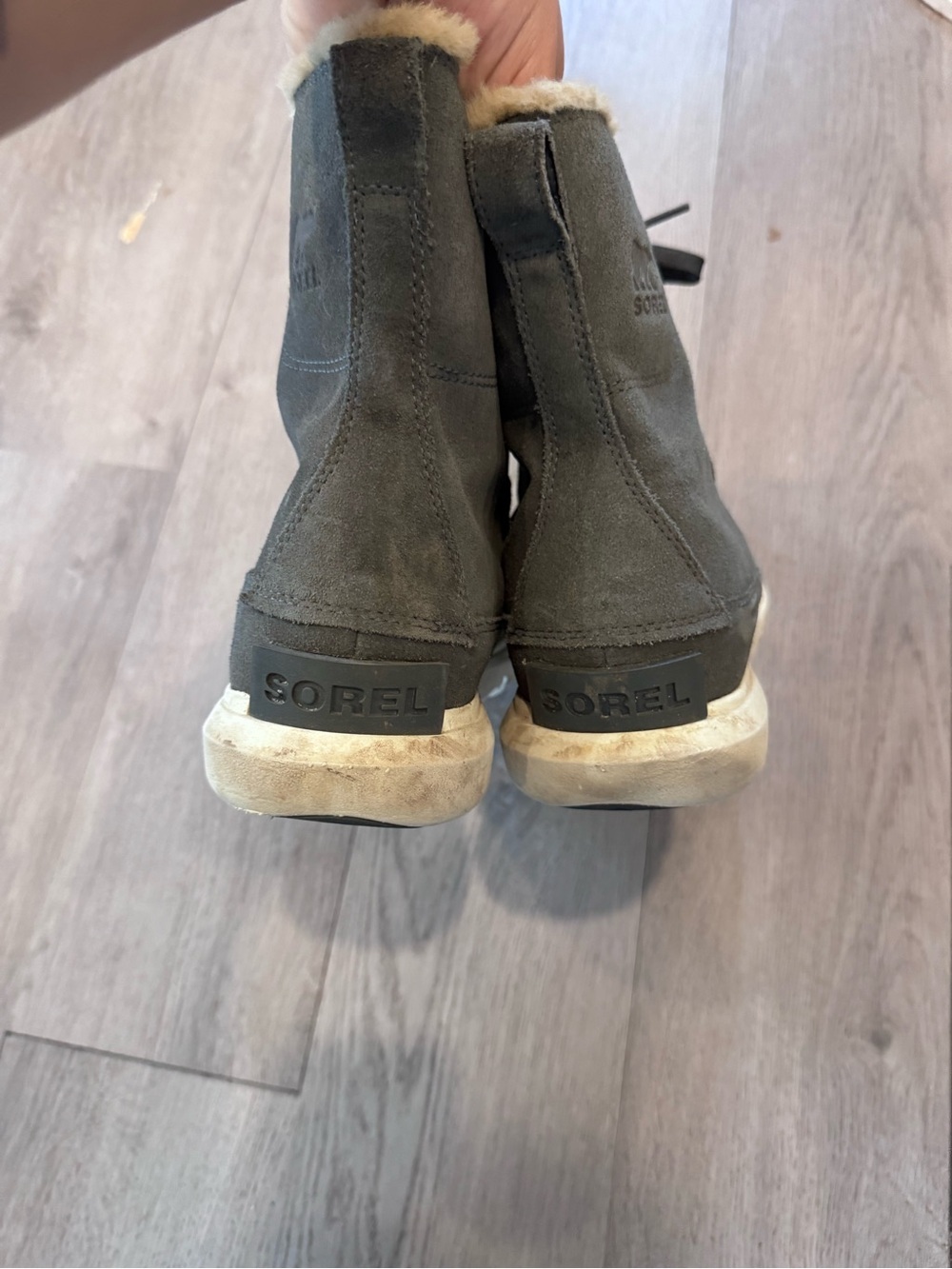 Sorel Women's Explorer Next Joan Waterproof Insulated Boot Grill/Fawn Size 10.5 - Picture 3 of 6